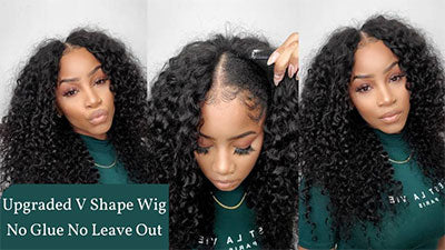 One Of The Trendy Hairstyles 2024--- V Part Wig