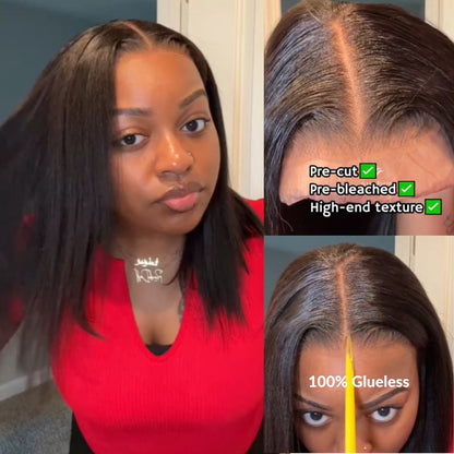 Yaki Bob Bye Bye Knots Pre Cut Lace Wig