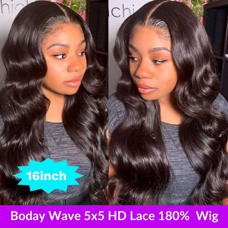 $159=2 Wigs|Boday Wave 5x5 HD Lace 180% Density And Water Wave 6x4.75 Pre Cut Lace 200% Density Wig Flash Sale