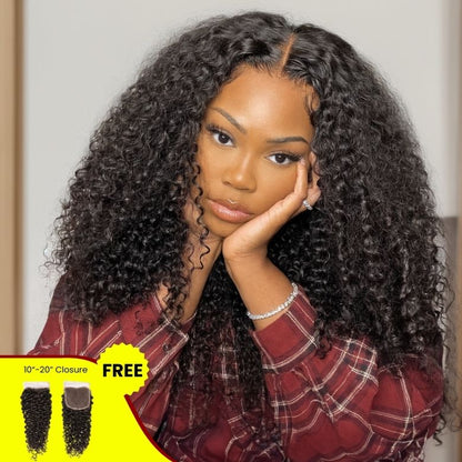 Sunber Jerry Curly Human Hair Weaves 3 Bundles Can Be Dyed And Bleached Virgin Human Hair