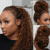 Piano Brown Highlight lace wig