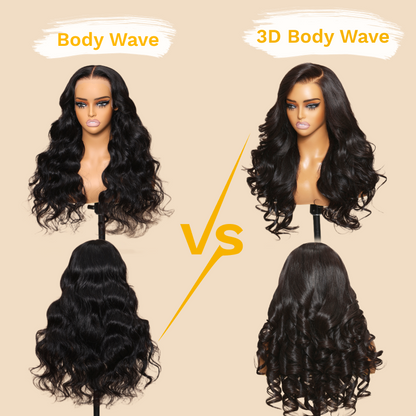 Sunber Body Wave Upgrade First Ever 13x4 Pre Cut Glueless Frontal Wig Pre-Plucked Hairline With Bleached Knots