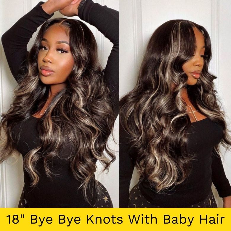 $99=2Wigs| Balayage Highlight Curly 18inch Glueless Wig | 613 Blonde 180% Lace Closure Bob Wig Flash Sale