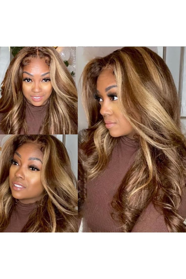 Sunber Honey Blonde Highlight 13x4 Lace Front Wig Kinky Straight Human Hair Flash Sale