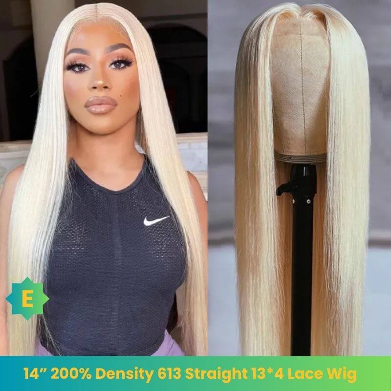 200% Density 613 Straight 13*4 Lace Wig