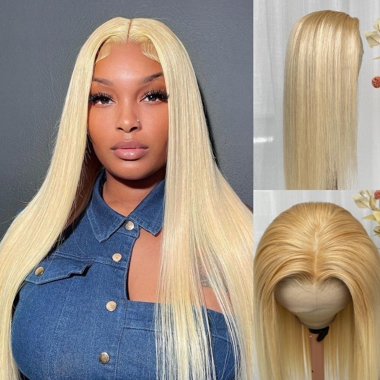 Black Friday Flash Sale Sunber Silky Straight T8/613 Blonde 13*4 Lace Frontal/200% Density 5*5 HD Lace Wigs Affordable Human Hair