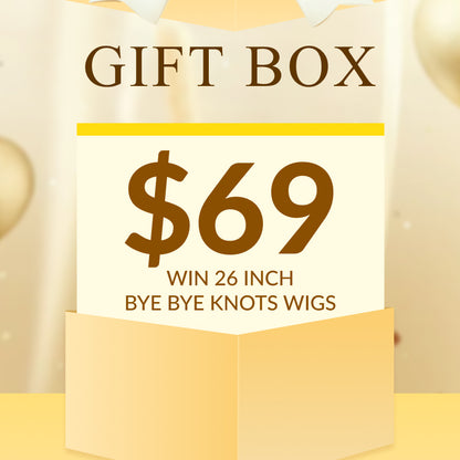 Sunber $69 Mystery Box Win 26inch Value $260 Bye Bye Knots Lace Wig And Surprise Gifts Flash Sale