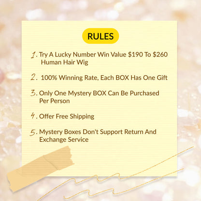 Sunber $69 Mystery Box Win 26inch Value $260 Bye Bye Knots Lace Wig And Surprise Gifts Flash Sale