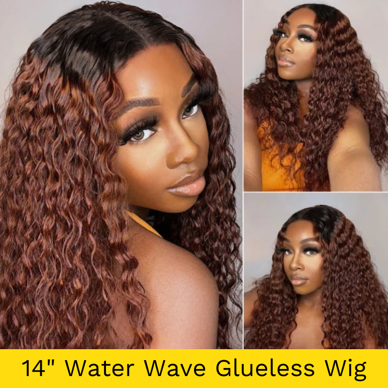 $99=2Wigs| Balayage Highlight Curly 18inch Glueless Wig | 613 Blonde 180% Lace Closure Bob Wig Flash Sale