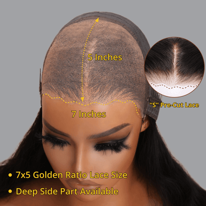 Flash Sale Sunber 13 By 4 Lace Frontal Wigs Body Wave Blonde Highlight 7x5 Pre Cut Lace Closure Wigs