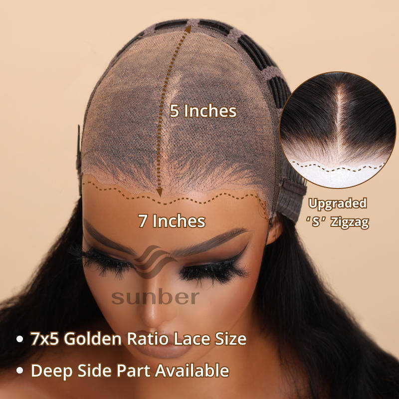 New User Exclusive |Sunber Body Wave Put On And Go Transparent Lace Wig Pre-Cut Lace Human Hair