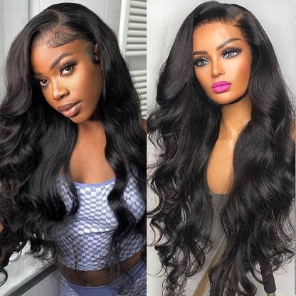 Flash Sale Sunber Affordable 7x5 Bye Bye Knots Pre-plucked Body Wave HD Pre-cut Lace Closure Wig