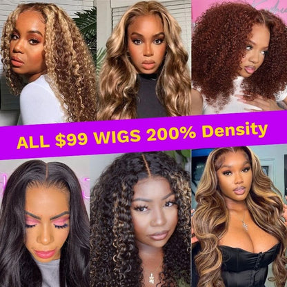 [200% Density] All $99 Wigs |5 Styles Available | Flash Sale No Code Needed