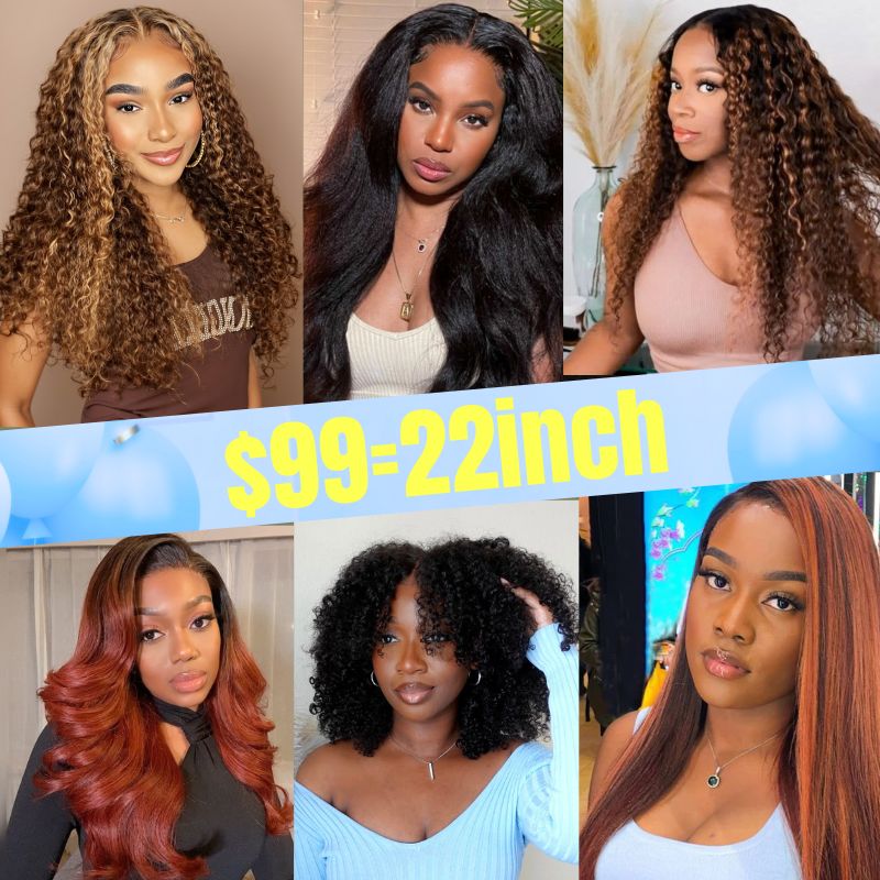 $99=22inch| Crazy Flash Sale All Wigs Limited Stock Sale