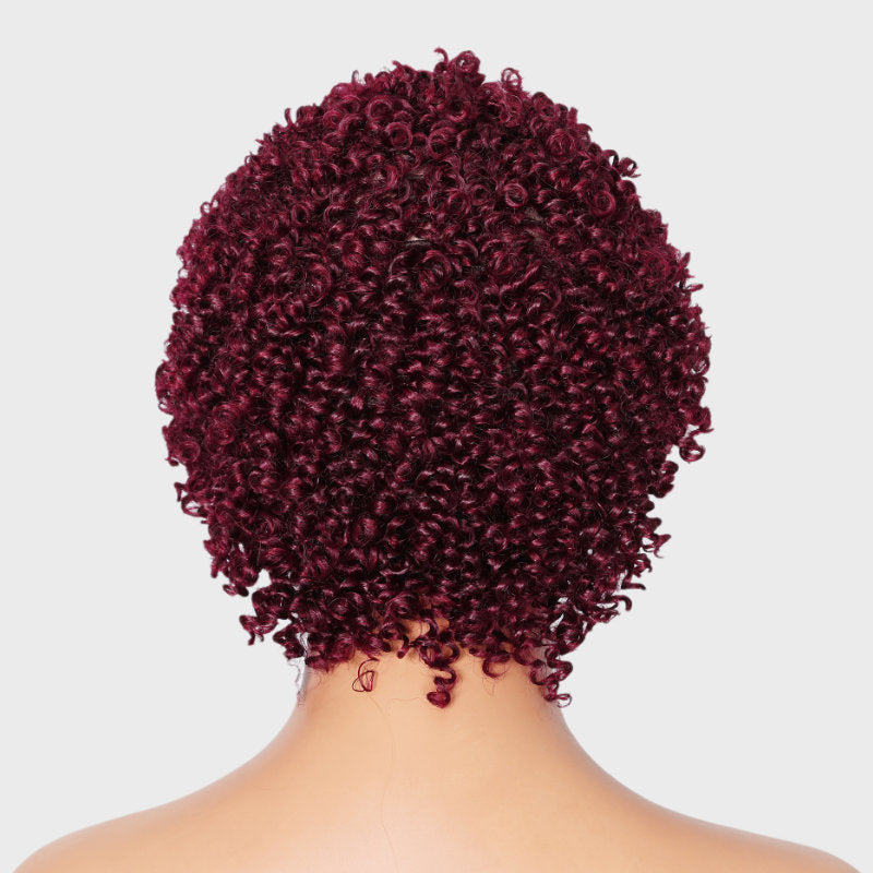 4inch short bob Curly wig