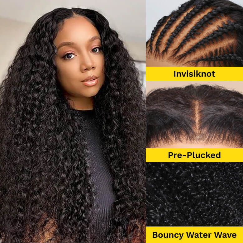 Extra 70% OFF | Sunber Wet And Wavy Curly Hair Lace Wig Real Human Hair Lace Frontal Wig