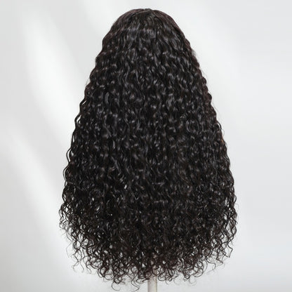 Sunber Wet And Wavy 7*5 Bye Bye Knots Pre-Cut Blend Away HD Lace Wigs Water Wave 13 By 4 Pre-Everything Frontal Wigs