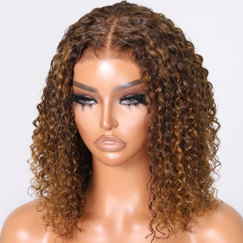  Jerry Curly lace bob wig