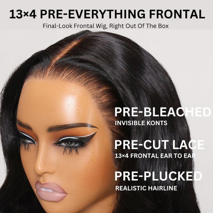 Flash Sale Sunber 13 By 4 Lace Frontal Wigs Body Wave Blonde Highlight 7x5 Pre Cut Lace Closure Wigs