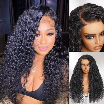 Sunber Deep Wave 250% Density 5*5 HD Lace Wig 13x4 Pre Everything Lace Front Black Human Hair Wigs