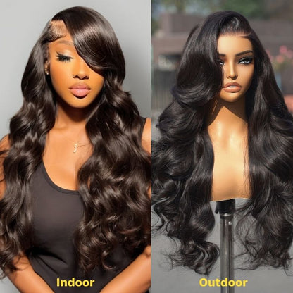 Sunber Body Wave Upgrade 7x5 Bye Bye Knots  Pre Cut HD Lace Closure Wig With Bleached Knots