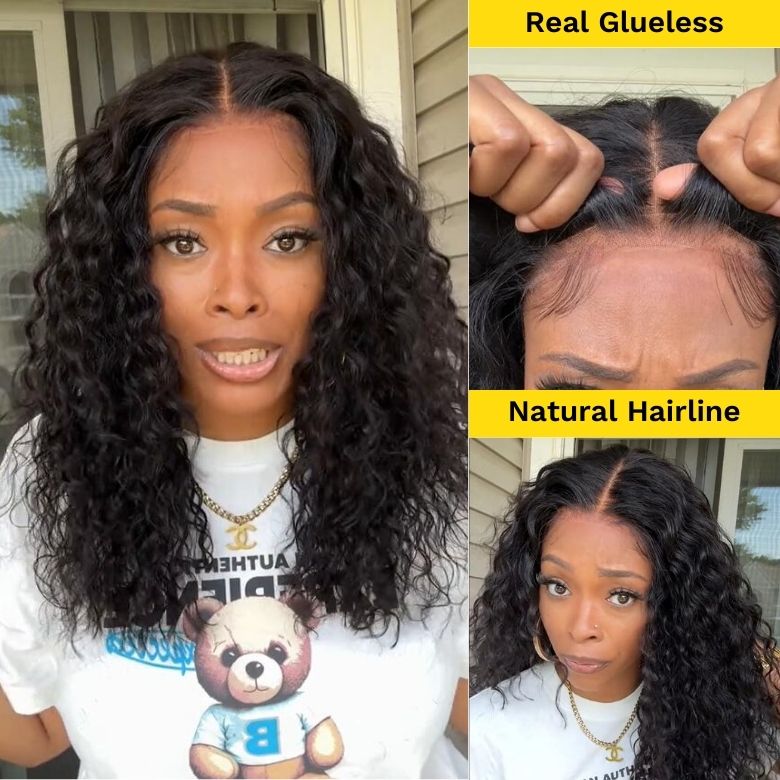 LyeenMonae Same 7x5 water wave bye bye knots  wig