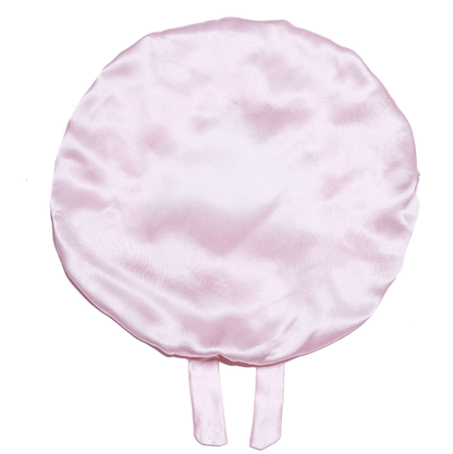 1100 Points Redeem Sunber Silk Sleep Caps For Women Adjustable Natural Night Cap For Hair Pink Color