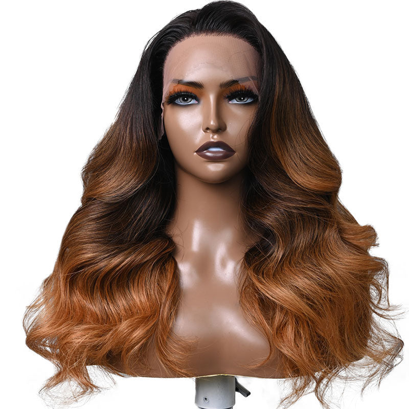 Toasted Caramel Brown Body Wave lace wig