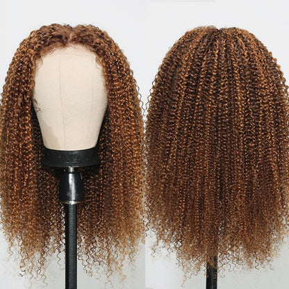 180% Density lace closure wig