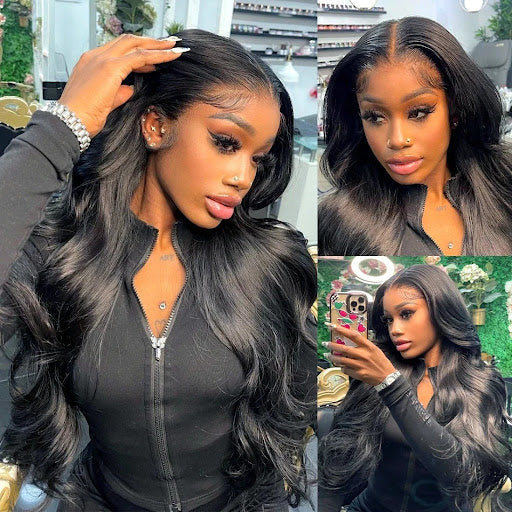 Sunber Body Wave Upgrade 7x5 Bye Bye Knots  Pre Cut HD Lace Closure Wig With Bleached Knots