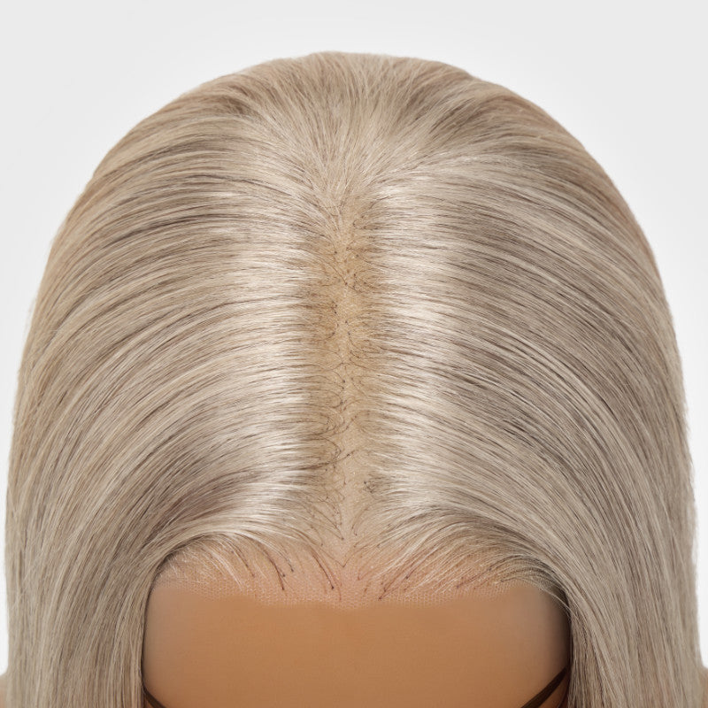 bob wig with bleach knots