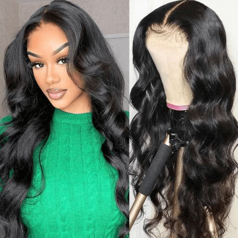 Sunber Hot Selling Body Wave 360 Lace Front Wig High Quality Human Hair Wigs 180% Density