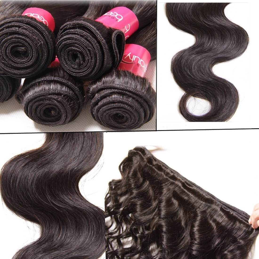 Peruvian Hair Body Wave Hair Bundles 3pcs/pack, 100% Peruvian Human Hair Bundles - Sunberhair