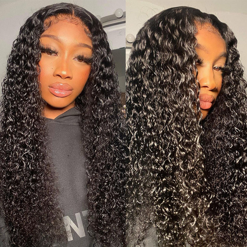 Flash Sale Sunber Jerry Curly 13x4 Pre Everything Lace Human Hair Wig