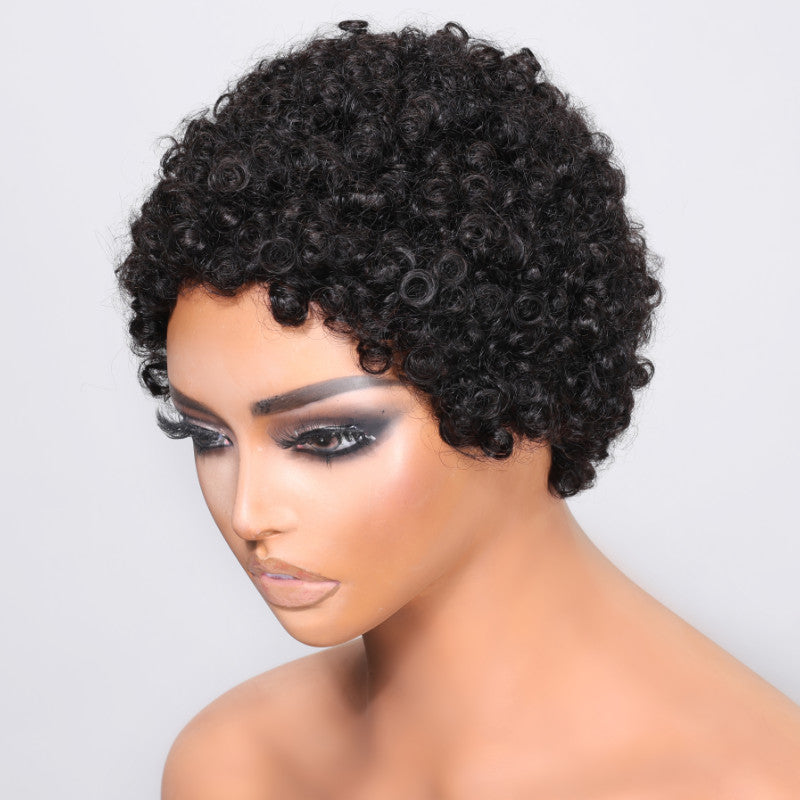  Glueless human hair wig