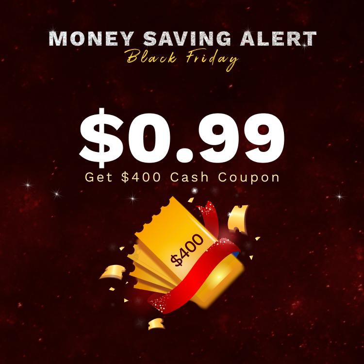 Sunber $0.99 Ticket Get $400 Cash Coupon Flash Sale