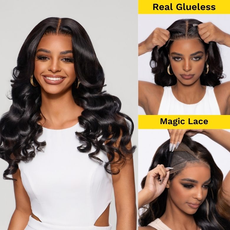 bye bye knots magic lace wig