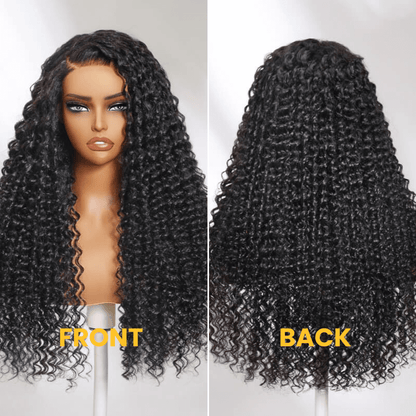 Sunber Deep Wave 250% Density 5*5 HD Lace Wig 13x4 Pre Everything Lace Front Black Human Hair Wigs