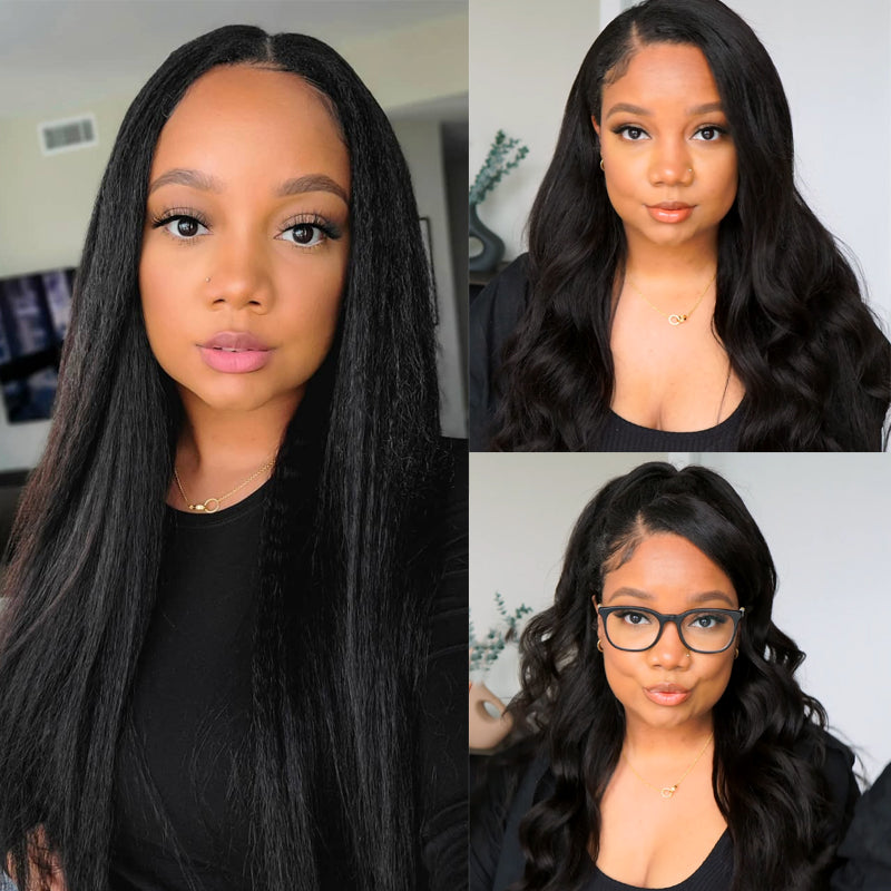 Sunber Full And Thick Kinky Straight U Part Wig Glueless Human Hair Wigs Flash Sale