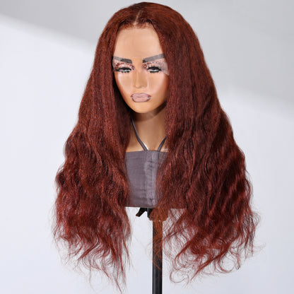 Sunber Yaki Body Wave voluminous curls wig