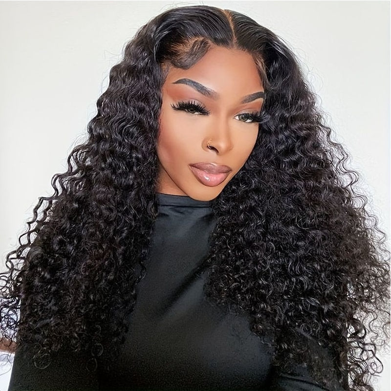 Sunber Water Wave Bye Bye Knots Glueless Wigs 7*5 Pre-Cut Lace Wig Wet and Wavy Wigs