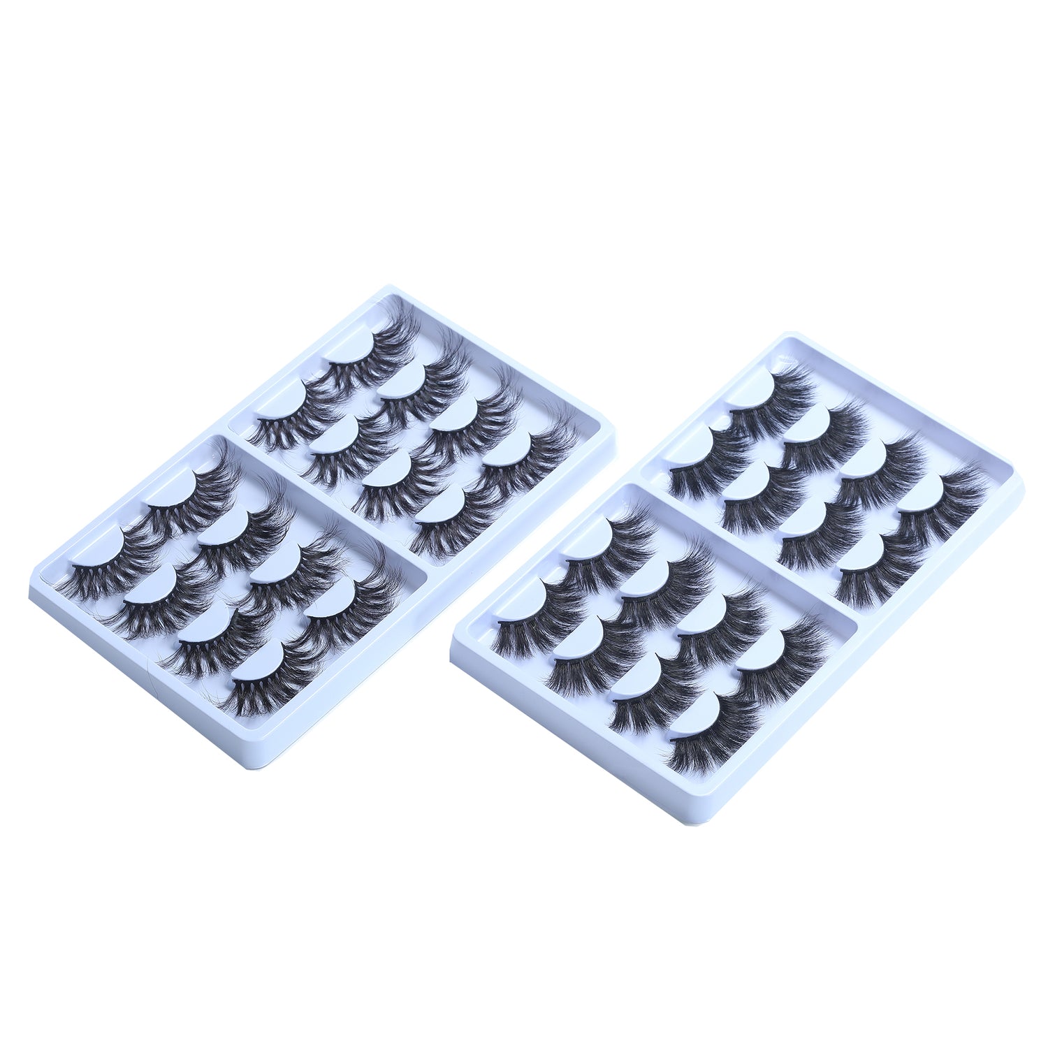 500 Points Redeem Sunber Best 8 Pairs 3D False Eyelashes Cat Eye Sexy Look Soft Reusable For Daily Use