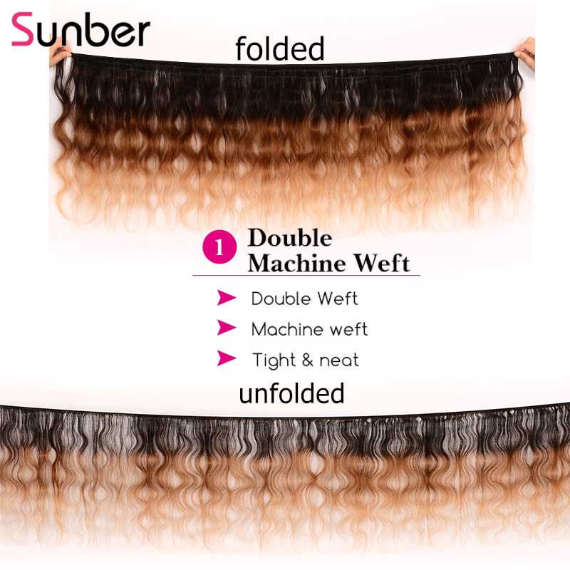 Sunber Hair 1 Bundle Ombre Body Wave Hair 