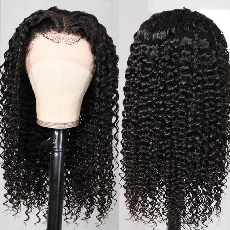 Sunber Classic Hairstyle Deep Wave 13x4 Lace Front Wigs Pre-Plucked With Baby Hair