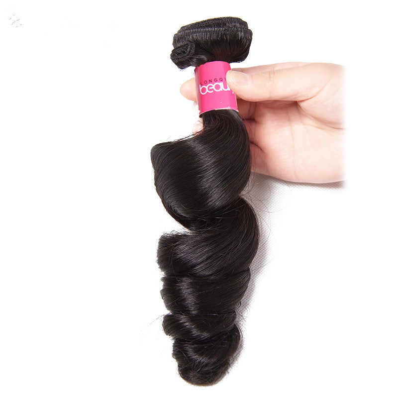 Loose Wave Virgin Hair 1 Bundle, 100% Human Hair Peruvian/Malaysian/Brazilian Hair Weaves - Sunberhair