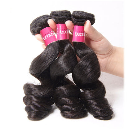 Loose Wave Virgin Hair 1 Bundle, 100% Human Hair Peruvian/Malaysian/Brazilian Hair Weaves - Sunberhair