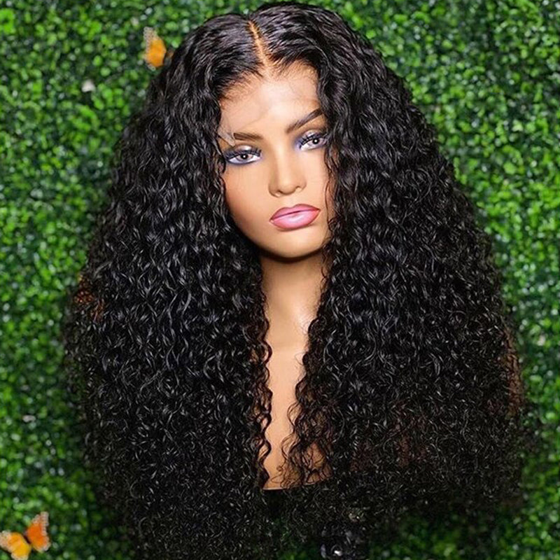 Sunber Best Curly Lace Wig Transparent Lace Front Wigs with Pre Plucked Human Hair Wigs