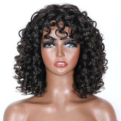 All Kinds Of Bouncy Bob Wigs Cool And Lightweight With Bangs Human Hair Wigs Flash Sale