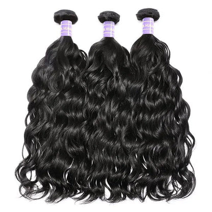 Sunber Hair Indian Natural Wave Hair Weaves Affordable Remy Human Hair Weaves 3 Bundles