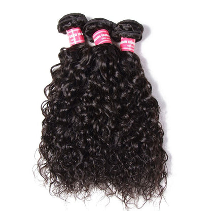 Brazilian Water Wave Hair Virgin Hair 3 Bundles/pack, Soft&amp;Thick 7A Virgin Human Hair - Sunberhair